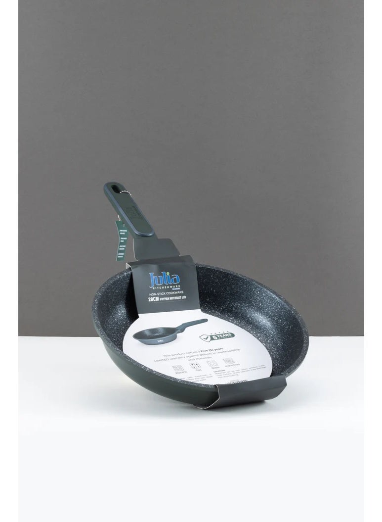 جوليا مِقلاة جوليا  إيليت برو 28 سم - أخضر - جرانيت أسود غير لاصق - يدعم الحث الحراري - Image 2